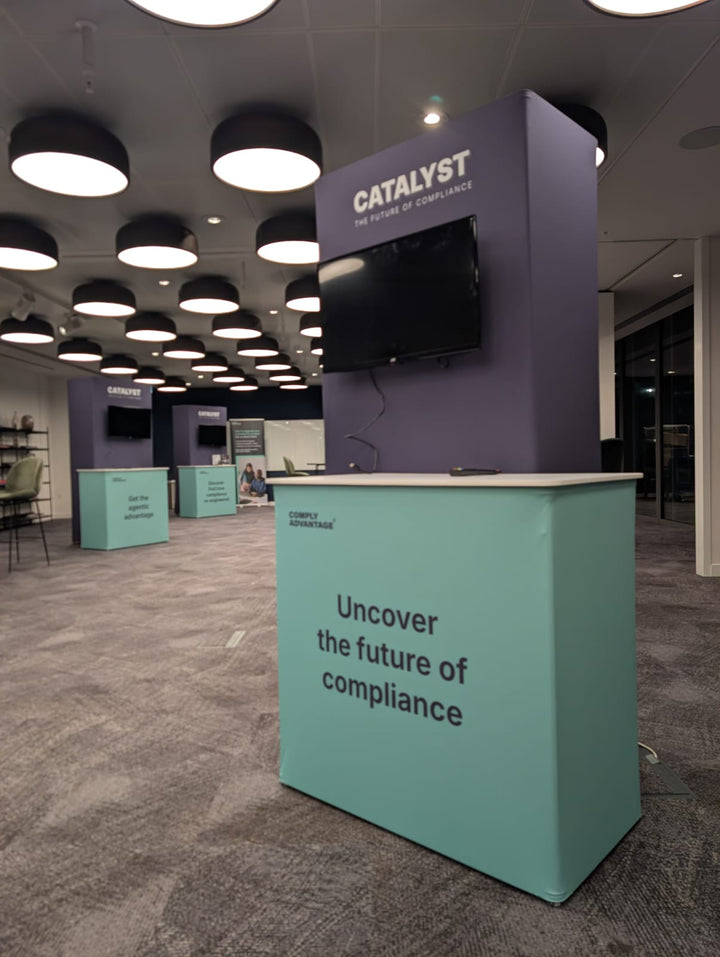 Custom Triga Portable Counters | Modular Exhibition Counters