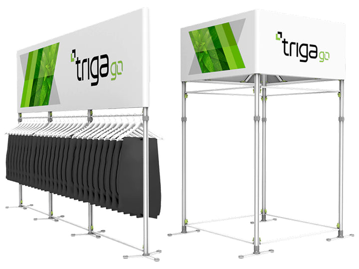 Custom Triga Go Retail Displays | Sleek Fabric Signage