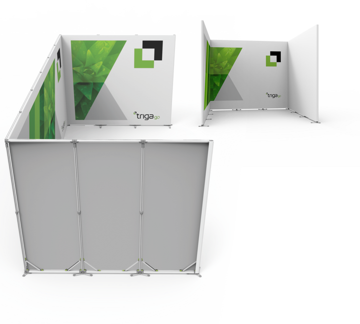 Custom Triga Go U-Booth | Modular U-Shaped Exhibition Stands