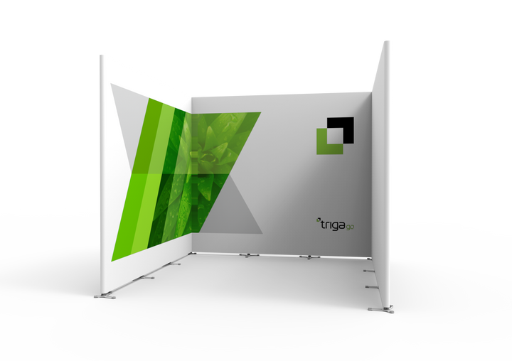 Custom Triga Go U-Booth | Modular U-Shaped Exhibition Stands